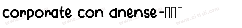 corporate con dnense字体转换